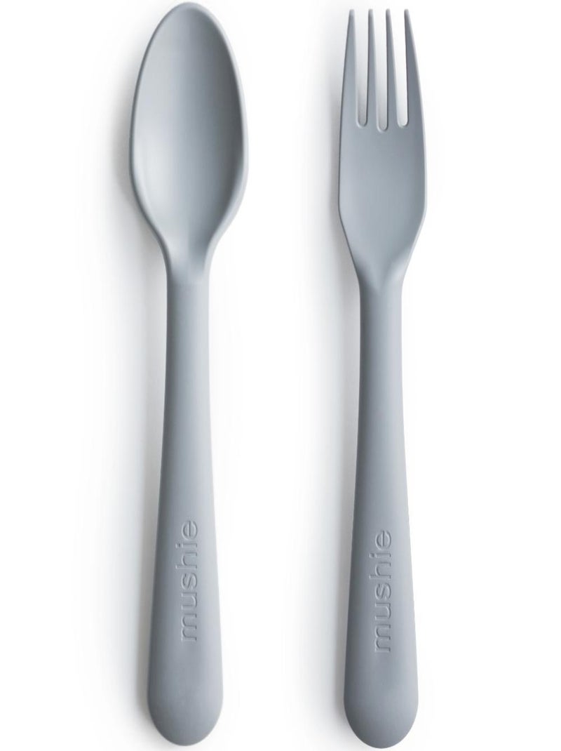 Cuillère et fourchette Cloud Gris - Kiabi