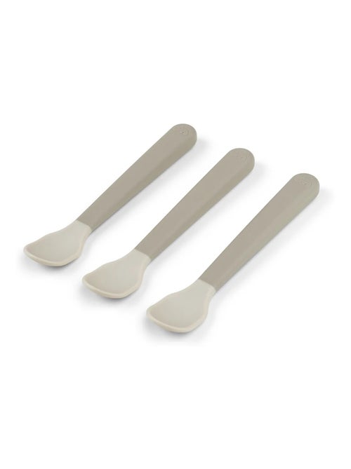Cuillère pour bébé Foodie easy-grip 3-pack - Sand - Kiabi