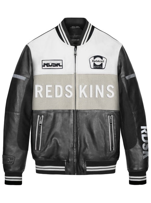 Cuir Blanc Nogaro Racing Redskins - Kiabi