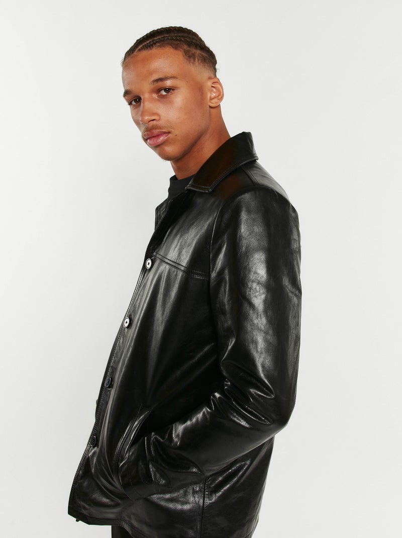 Cuir  Brasco Stardust Redskins Noir - Kiabi