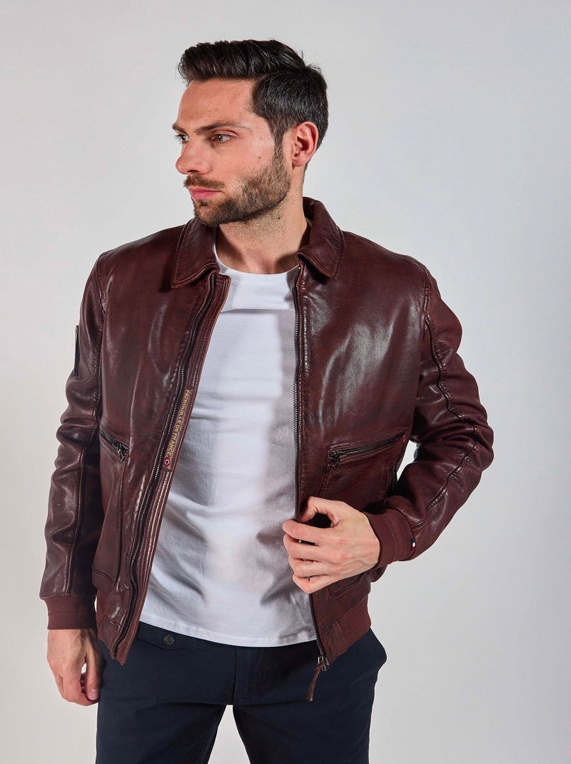 Cuir Firefly Earth Cognac Redskins Marron - Kiabi