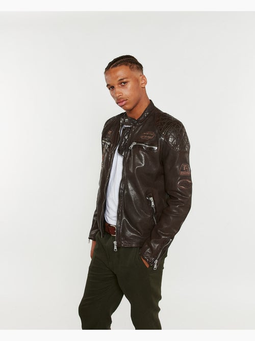 Cuir /marron Nitro Barcelona Redskins - Kiabi