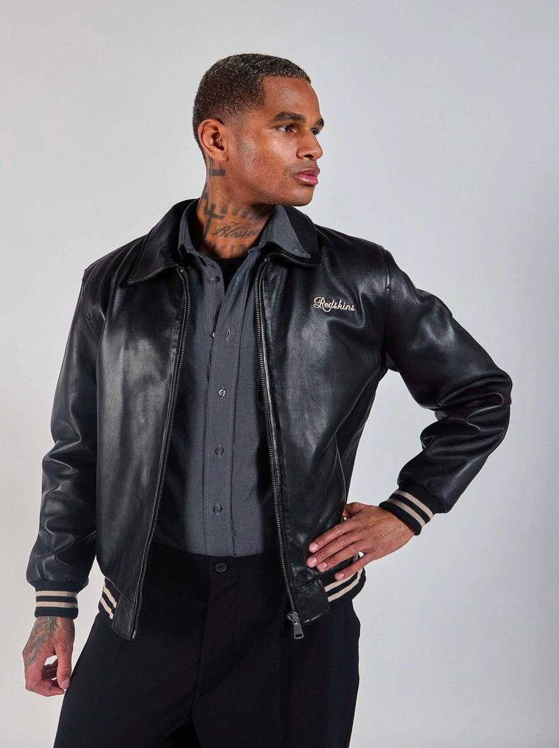 Cuir  Spark Vegas Redskins Noir - Kiabi
