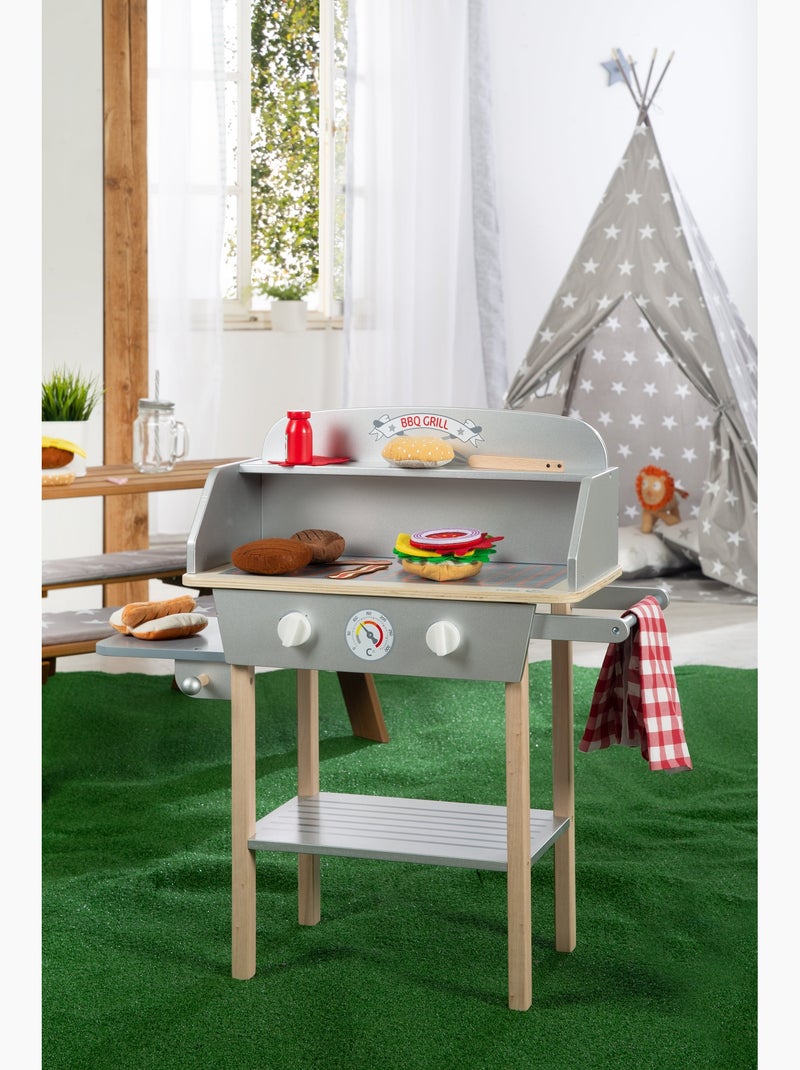 Cuisine barbecue pour enfant + accessoires 'BBQ Grill' ROBA Gris - Kiabi