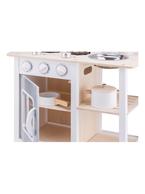 Cuisine Bon Appétit - blanche argent - Kiabi