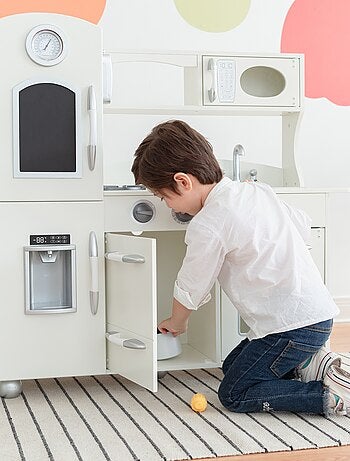 Cuisine de jeu enfant dinette en bois fille garçon mixte