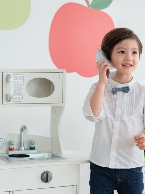 Cuisine de jeu enfant dinette en bois fille garçon mixte - Kiabi