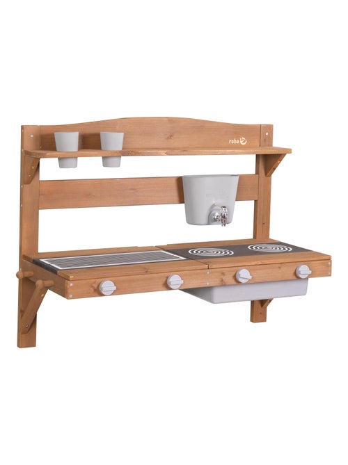 Cuisine d'extérieur à suspendre en bois FSC® + 2 gobelets ROBA - Kiabi