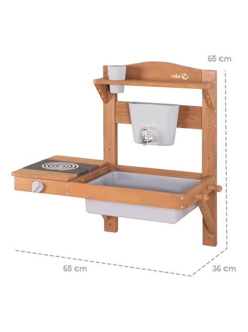 Cuisine d'extérieur à suspendre en bois FSC® + accessoires ROBA - Kiabi