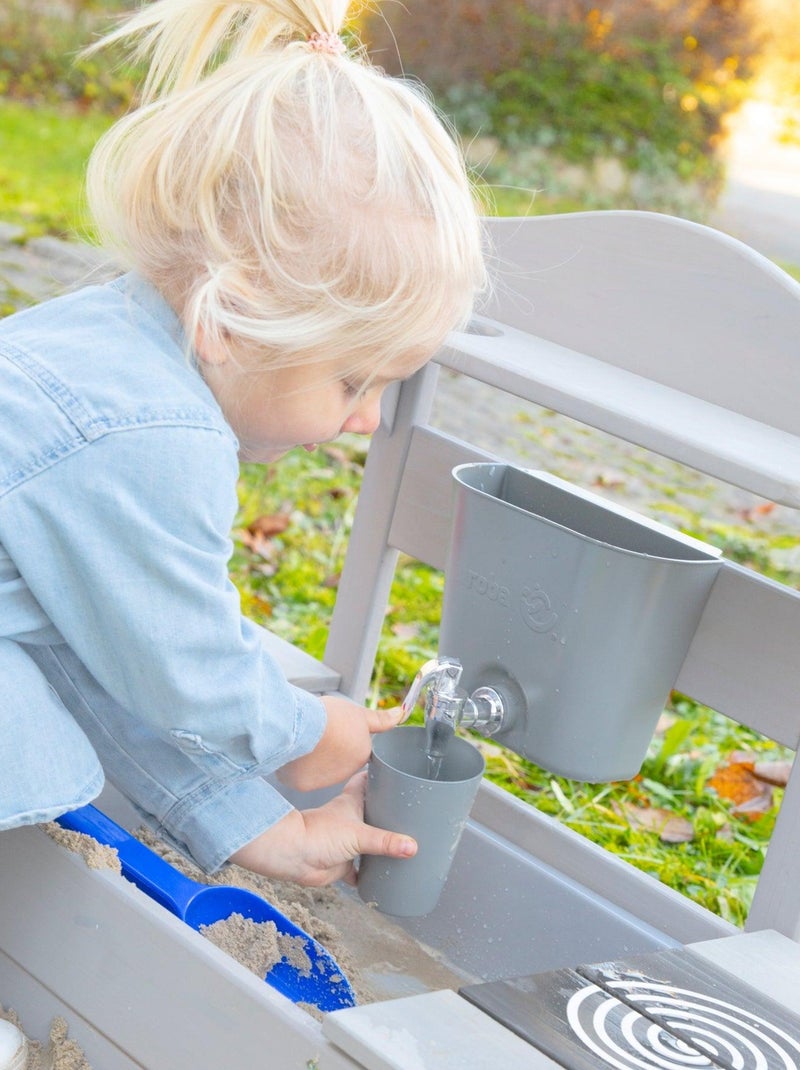 Cuisine d'extérieur en bois massif pour enfant + accessoires 'Outdoor+' ROBA N/A - Kiabi