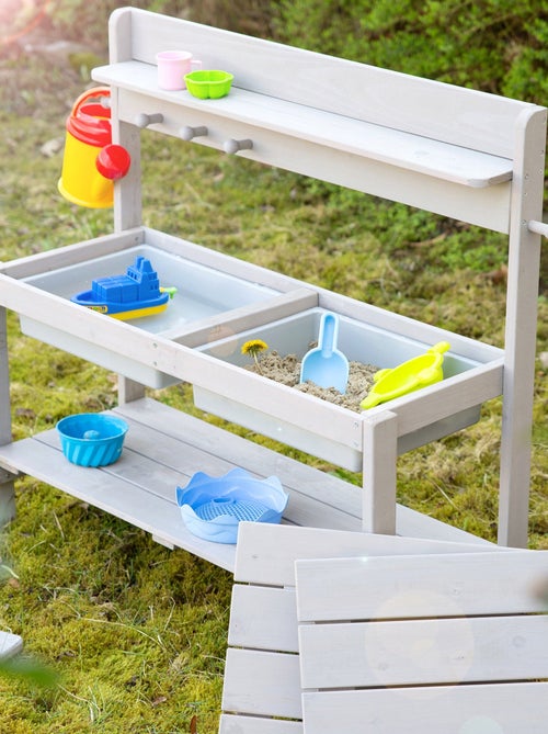 Cuisine d'extérieur pour enfant en bois massif résistant aux intempéries 'Fun Outdoor+' ROBA - Kiabi