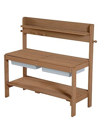 Cuisine d'extérieur pour enfant en bois massif résistant aux intempéries 'Fun Outdoor+' ROBA