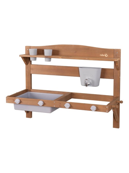 Cuisine d'extérieur pour enfants - Cuisine à suspendre en bois massif 'Roba' - Kiabi