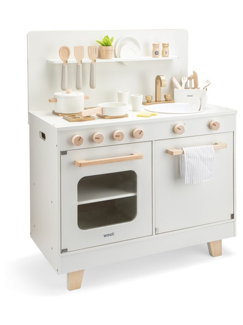 Cuisine en bois avec lave-vaisselle - Kiabi