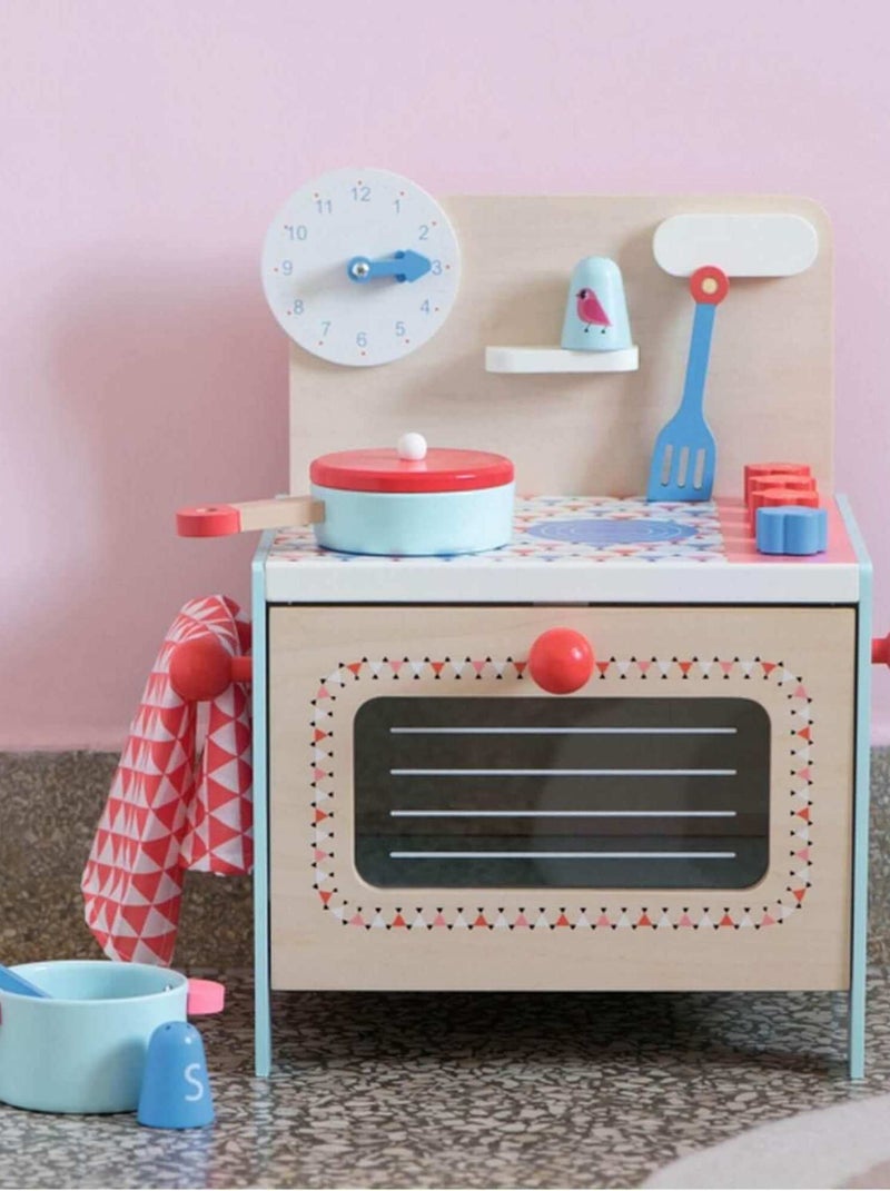 Cuisine en bois : Cuisinière bleue N/A - Kiabi