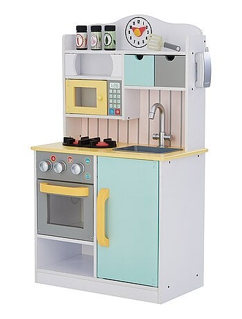 Cuisine enfant en bois 5 accessoires dinette fille garçon