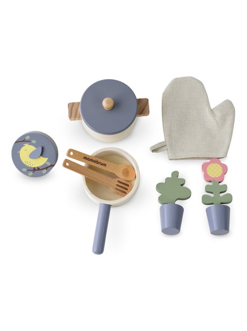 Cuisine enfant en bois accessoires imitation 3 ans Mamabrum - Kiabi Cuisine enfant en bois accessoires imitation 3 ans Mamabrum - Kiabi