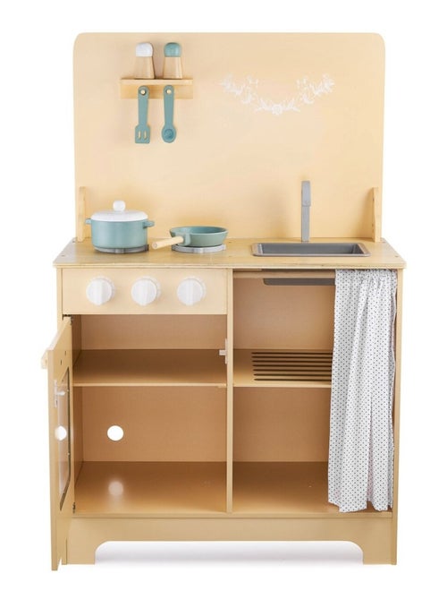 Cuisine enfant en bois avec LED et accessoires Mamabrum - Kiabi