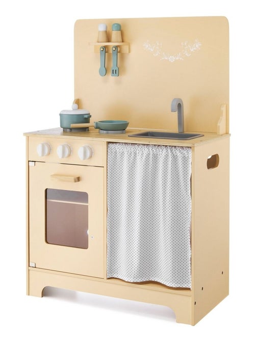 Cuisine enfant en bois avec LED et accessoires Mamabrum - Kiabi