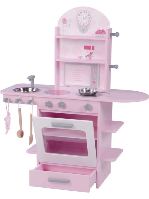 Cuisine enfant en bois massif + Accessoires ROBA - Kiabi