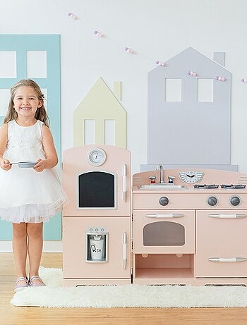 Cuisine enfant Little Chef dinette en bois fille garçon jeux
