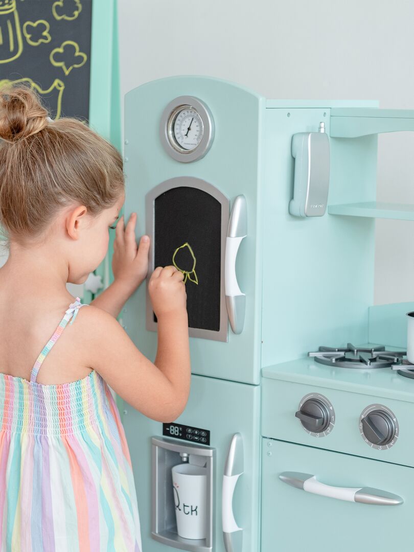 Cuisine de jeu enfant dînette machine à glace menthe (2 pièces) fille  garçon Teamson Kids TD-12302M - N/A - Kiabi - 178.99€