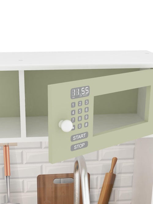 Cuisine Enfants Little Chef Boston Dinette En Bois Jeux D'Imitation Cuisine - Kiabi