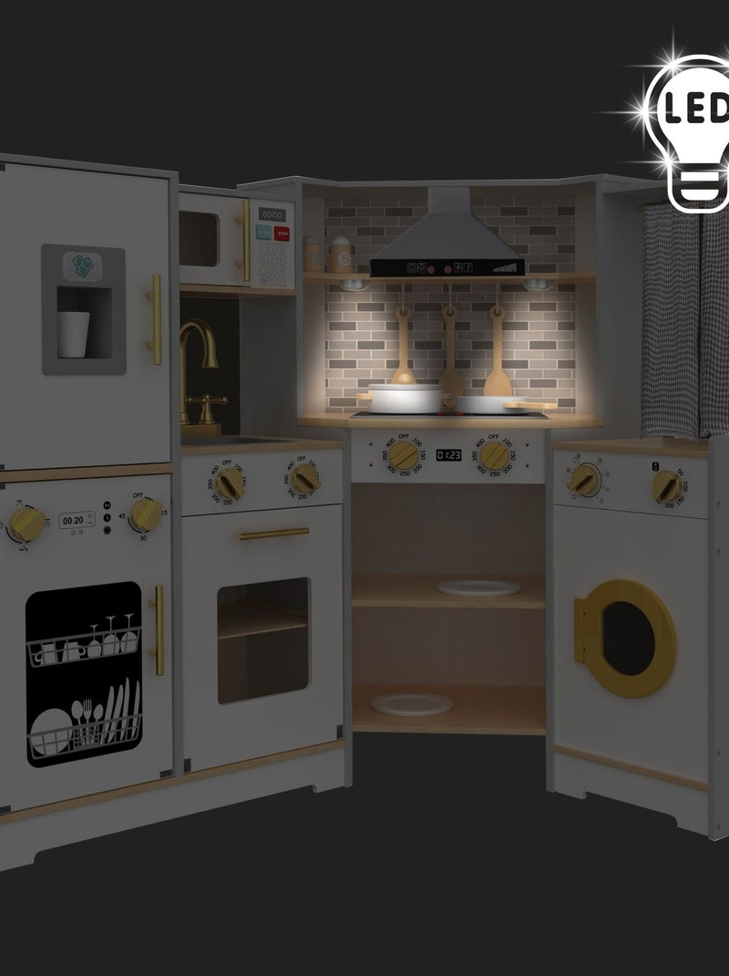 Cuisine interactive bois LED lave-linge et vaisselle Mamabrum N/A - Kiabi