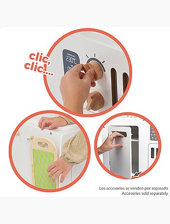Cuisine jouet en bois de style rétro WOOMAX