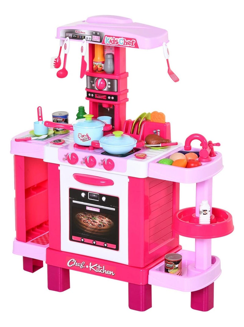 Cuisine pour enfant 38 accessoires inclus sons et lumières rose N/A - Kiabi