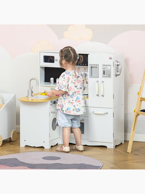 Cuisine pour enfant jeu d'imitation nombreux accessoires rangements - Kiabi