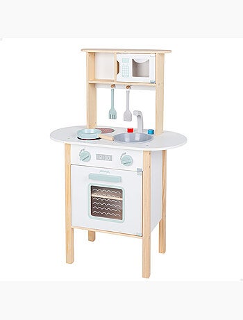 Cuisinette en bois avec ustensiles WOOMAX