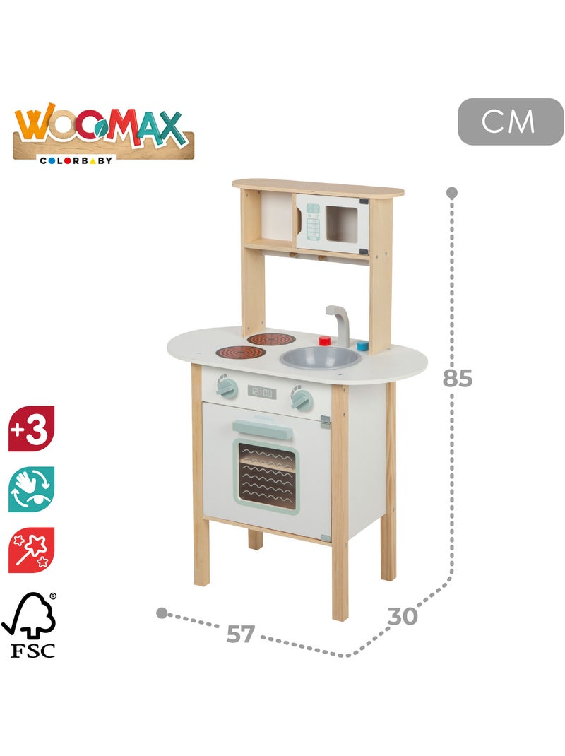 Cuisinette en bois avec ustensiles WOOMAX N/A - Kiabi