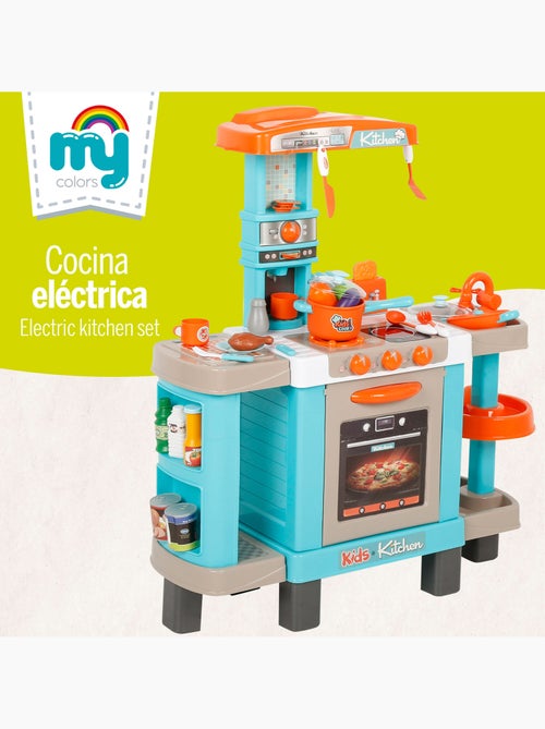 Cuisinière électrique avec lumière, son et accessoires 78x28x87 cm my home - Kiabi