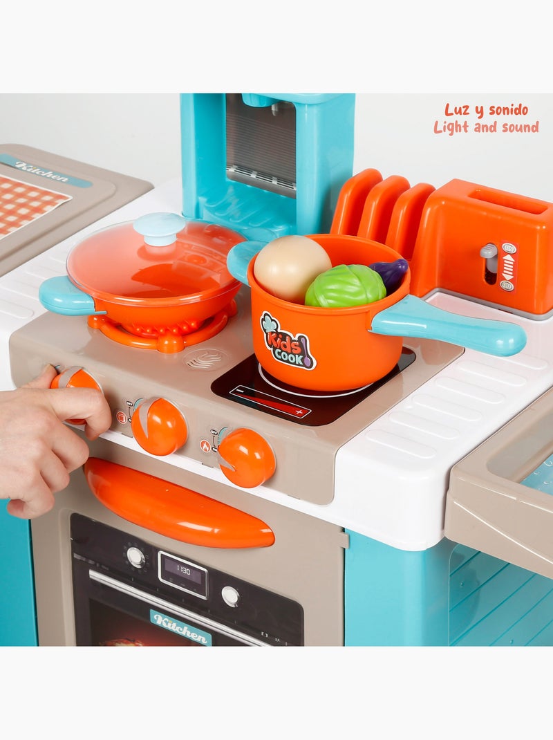 Cuisinière électrique avec lumière, son et accessoires 78x28x87 cm my home N/A - Kiabi