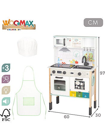 Cuisinière électrique en bois avec accessoires WOOMAX