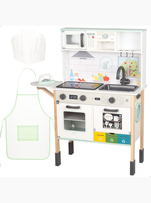 Cuisinière électrique en bois avec accessoires WOOMAX - Kiabi