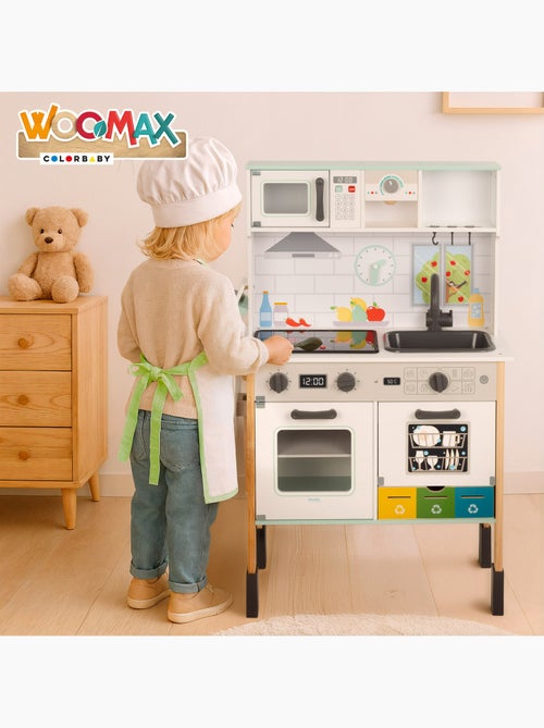 Cuisinière électrique en bois avec accessoires WOOMAX - Kiabi