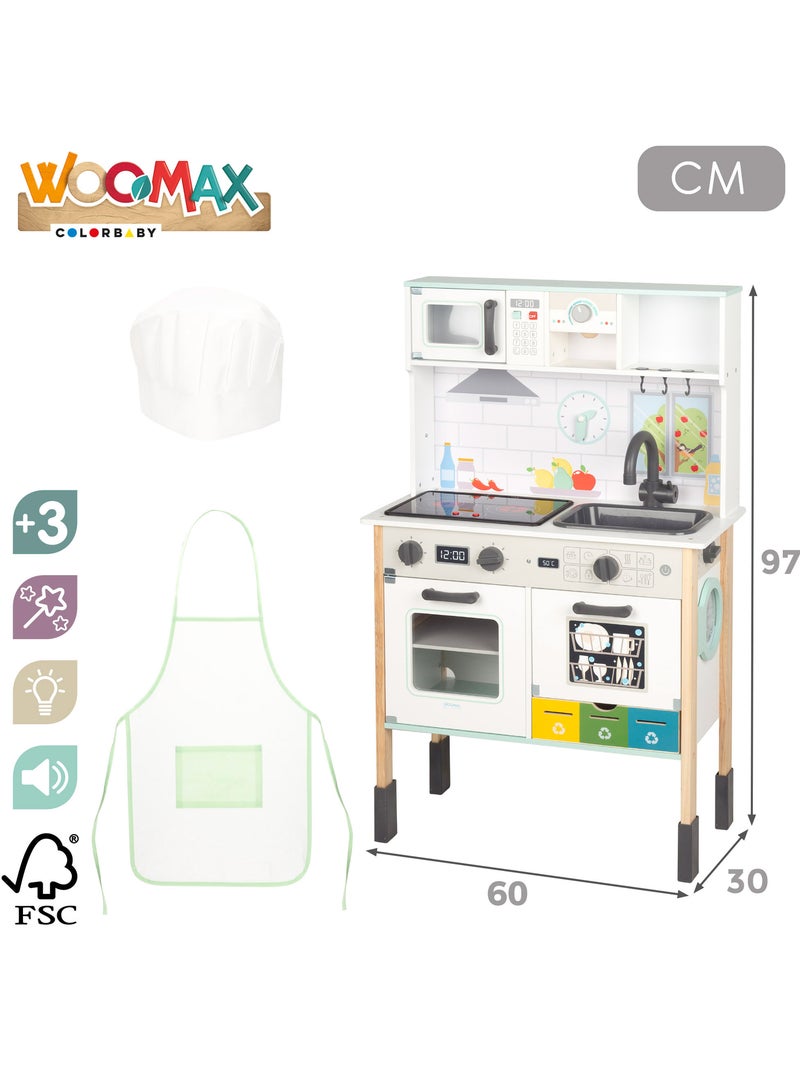 Cuisinière électrique en bois avec accessoires WOOMAX N/A - Kiabi