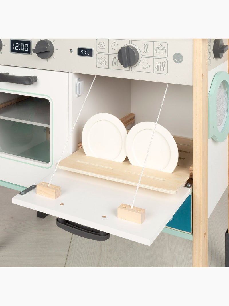 Cuisinière électrique en bois avec accessoires WOOMAX N/A - Kiabi