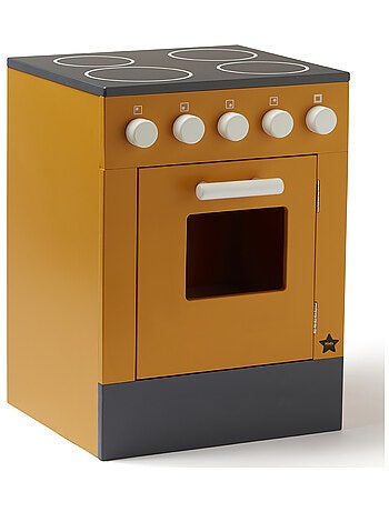 Cuisinière jaune