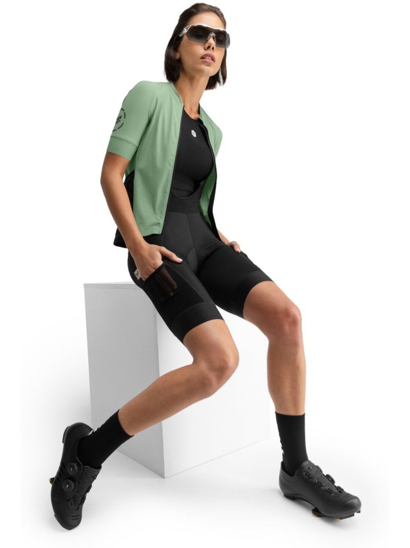 Cuissard cyclisme gravel femme cyclisme femme jet Noir - Kiabi