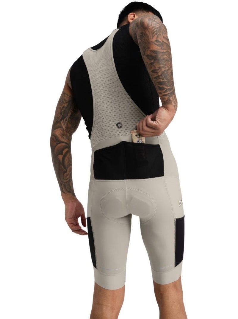 Cuissard cyclisme gravel homme cyclisme homme rocket Beige - Kiabi