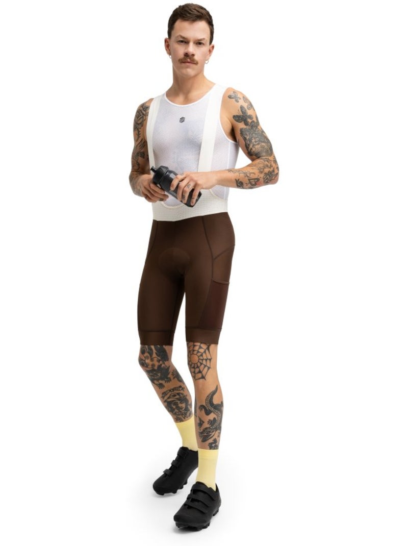 Cuissard cyclisme gravel homme cyclisme homme rugged Marron - Kiabi