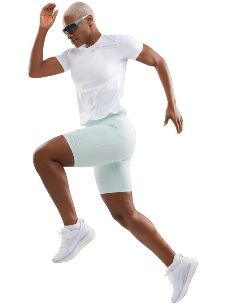 Cuissard de running femme fitness femme thames mint Vert - Kiabi