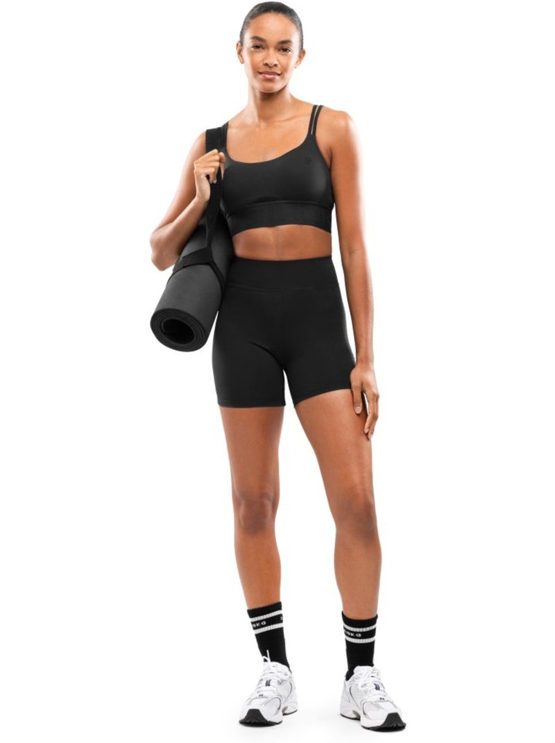 Cuissard de sport femme fitness femme ganges Noir - Kiabi