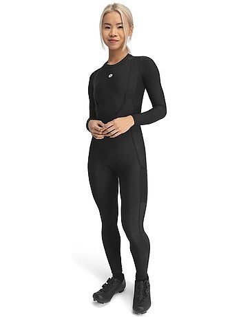 Cuissard long thermique cyclisme gravel femme cyclisme femme delta