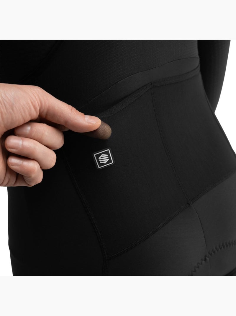 Cuissard long thermique cyclisme gravel homme cyclisme homme apalache Noir - Kiabi
