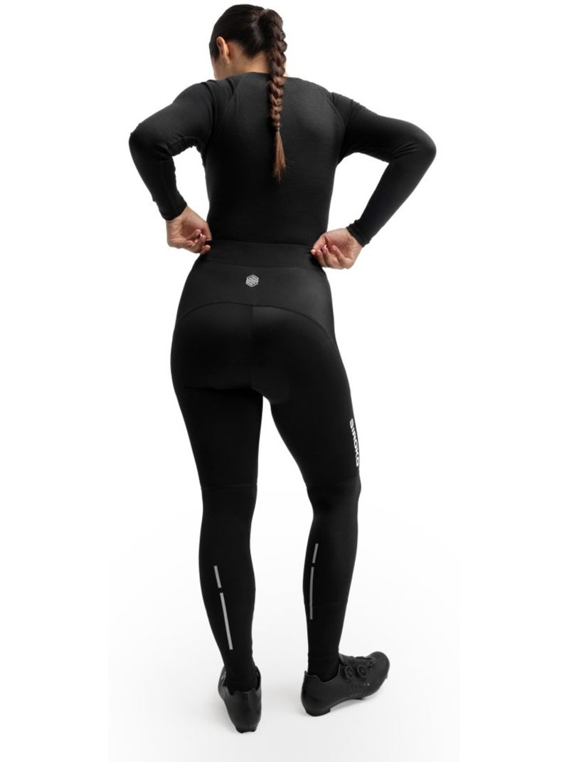 Cuissard long vélo avec peau femme cyclisme femme core lookout Noir - Kiabi