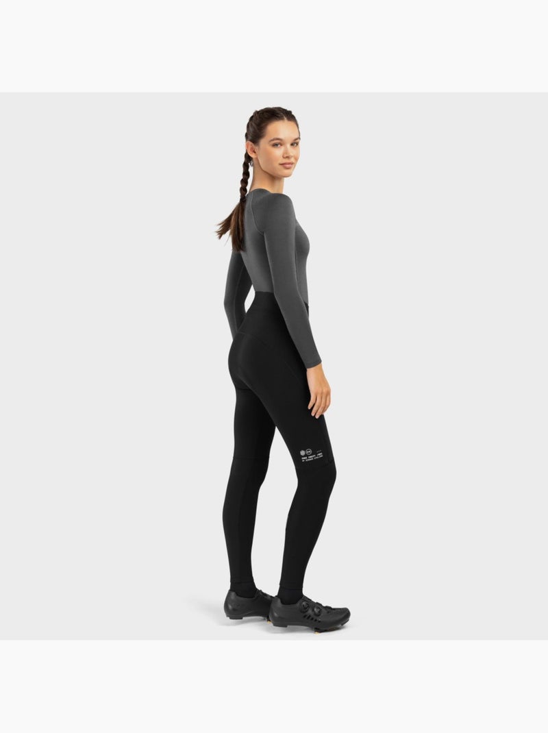 Cuissard long vélo thermique avec peau femme cyclisme femme core agility Noir - Kiabi